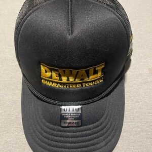 DeWalt Black and Gold Trucker Hat